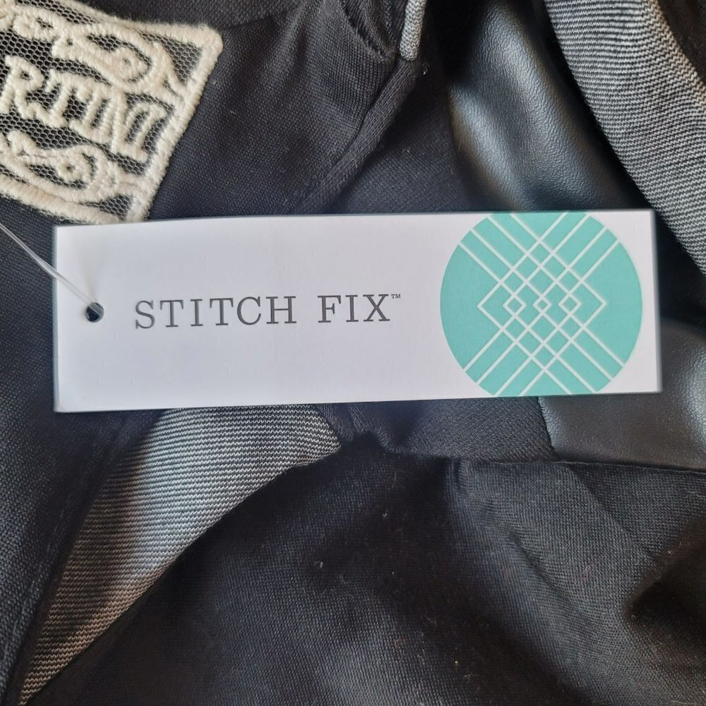 NWT Pink Martini Hally Sleeveless Colorblock Charcoal Dress Womens Small - Picture 11 of 12